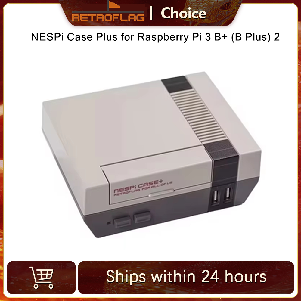 Raspberry Pi Retropie - Retroflag NESPi Case Plus con Pulsante