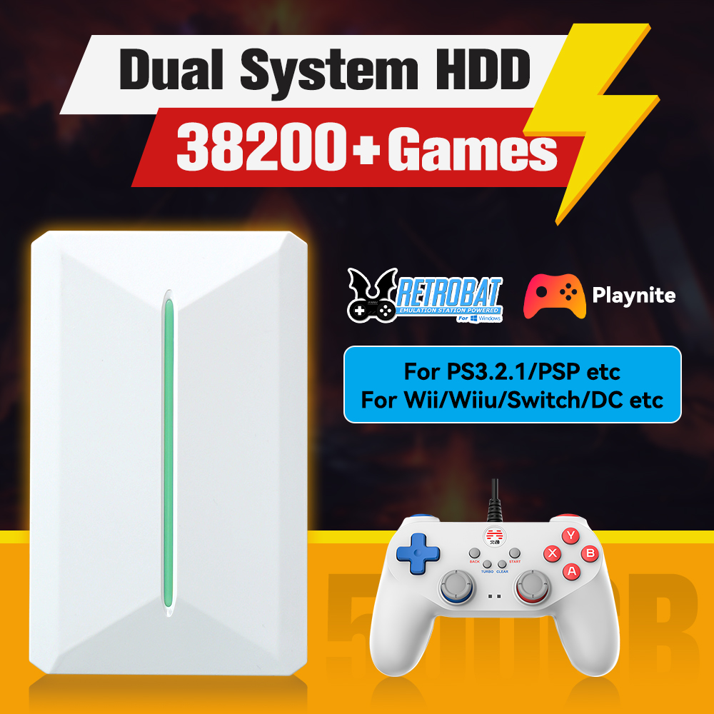 Retro Gaming Ps3 - Retrobat&Playnite System HDD Console di gioco