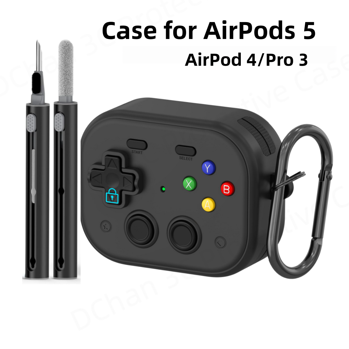 Retro Gaming Pro - Custodia per AirPods 5 2026, Custodia