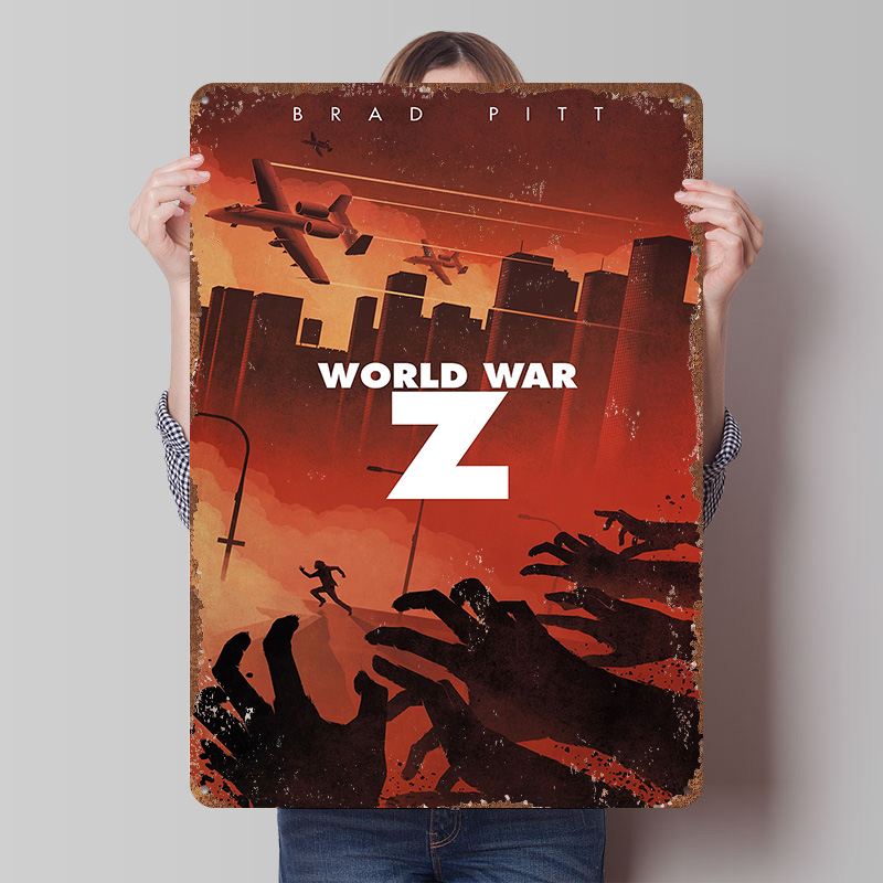 World Of Retro Gaming - Poster Alternativo di World War Z,