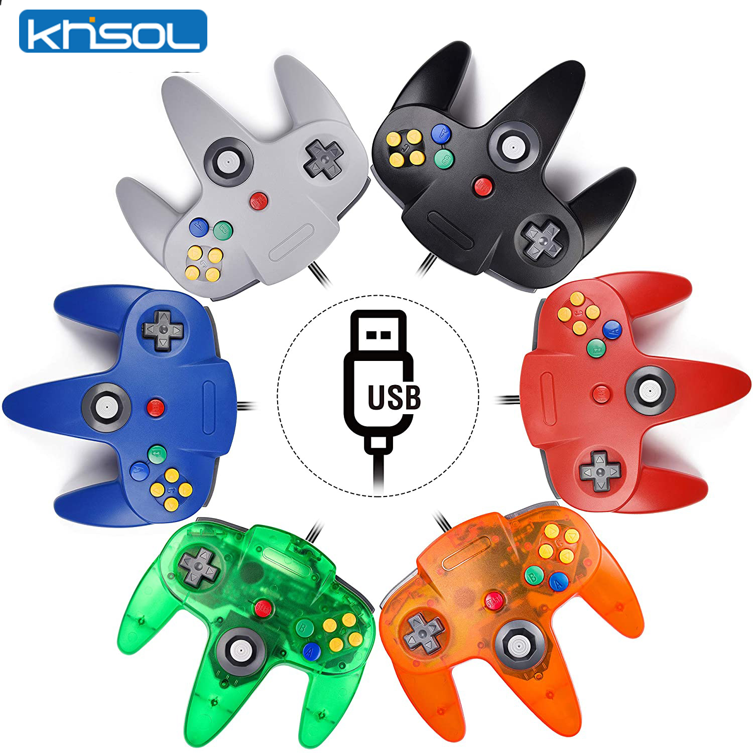 Retro Gaming Pro - Controller N64 Classico USB cablato remoto