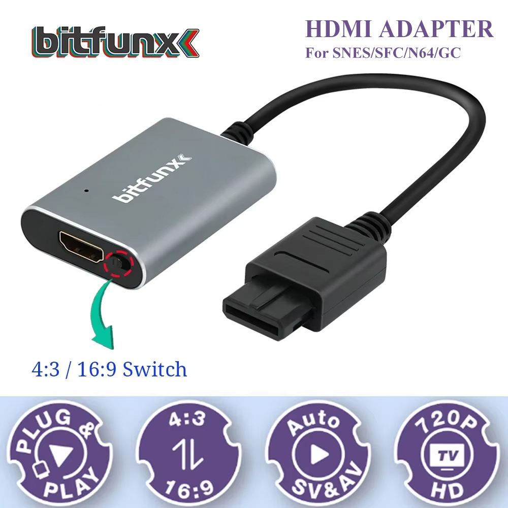 Bitfunx 720P Adattatore Svideo - Retro Gaming Pro recensione e prezzo