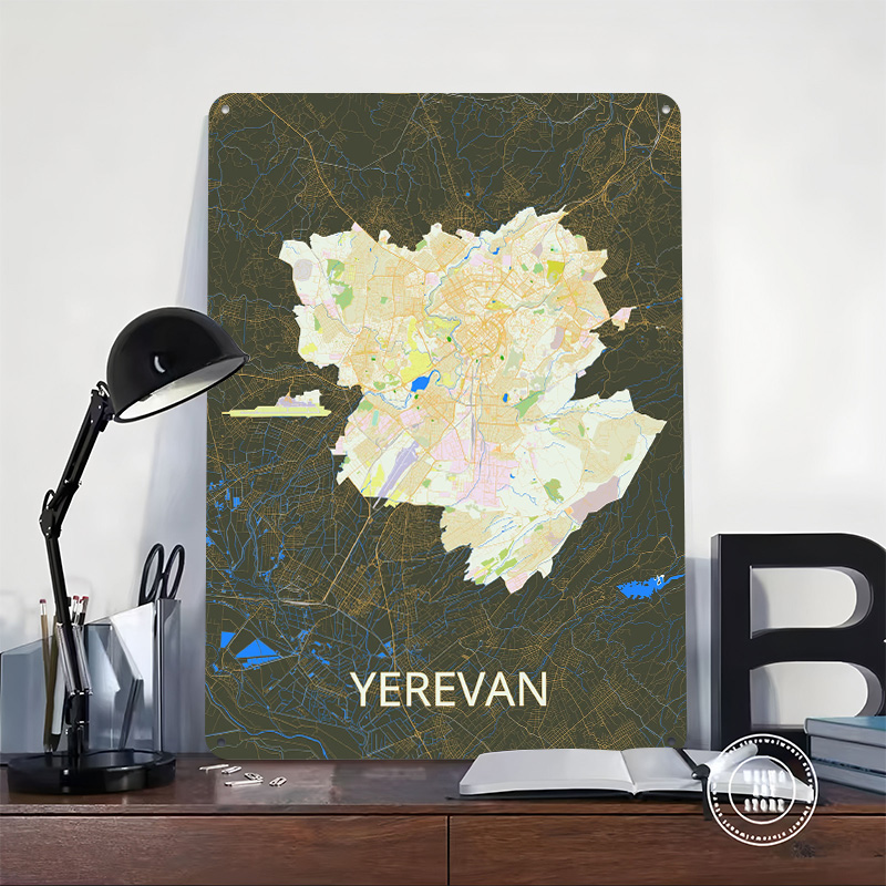 Poster in Latta con Mappa dell - Retro Gaming Bar recensione e prezzo