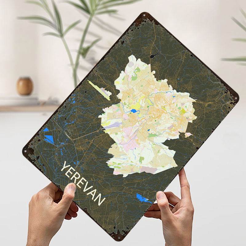 Poster in Latta con Mappa dell - Retro Gaming Bar recensione e prezzo