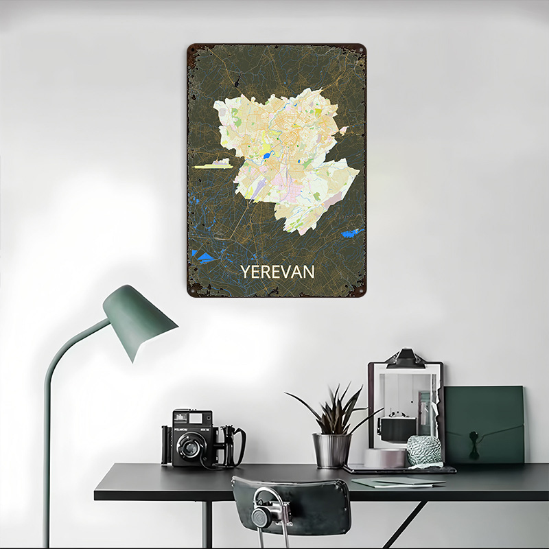 Poster in Latta con Mappa dell - Retro Gaming Bar recensione e prezzo