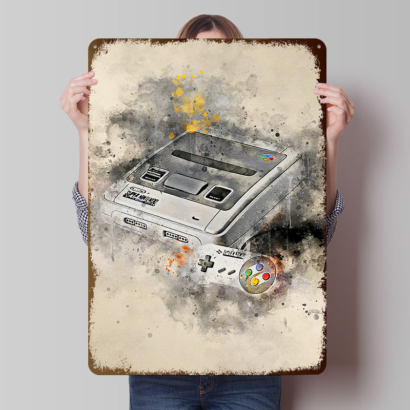 Poster Metallico da Gaming, Ar - Retro Gaming Bar recensione e prezzo