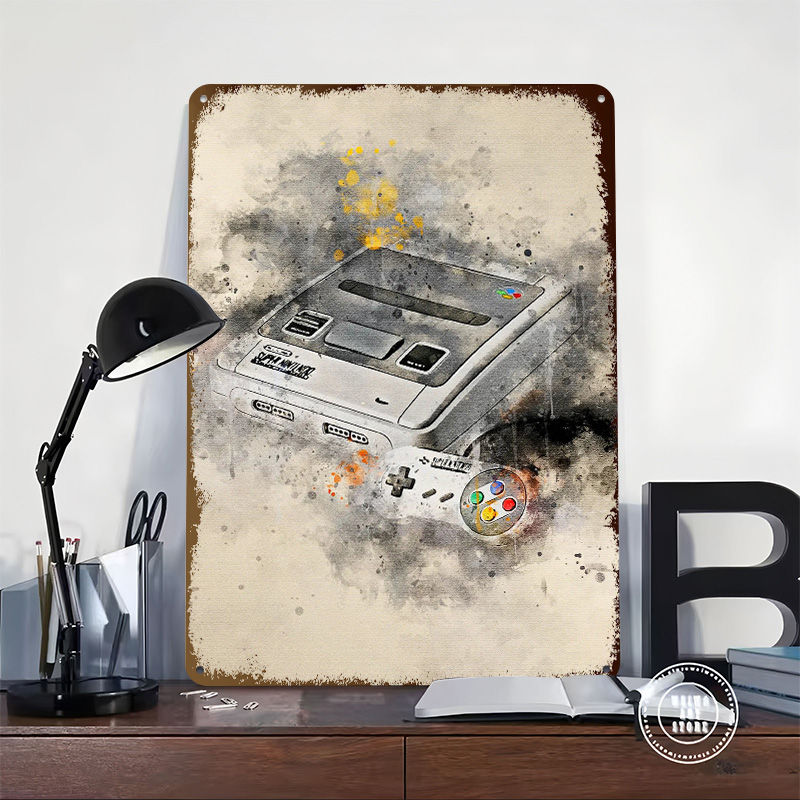 Poster Metallico da Gaming, Ar - Retro Gaming Bar recensione e prezzo