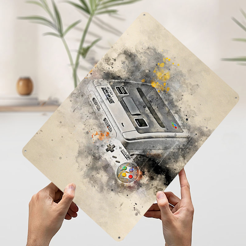 Poster Metallico da Gaming, Ar - Retro Gaming Bar recensione e prezzo