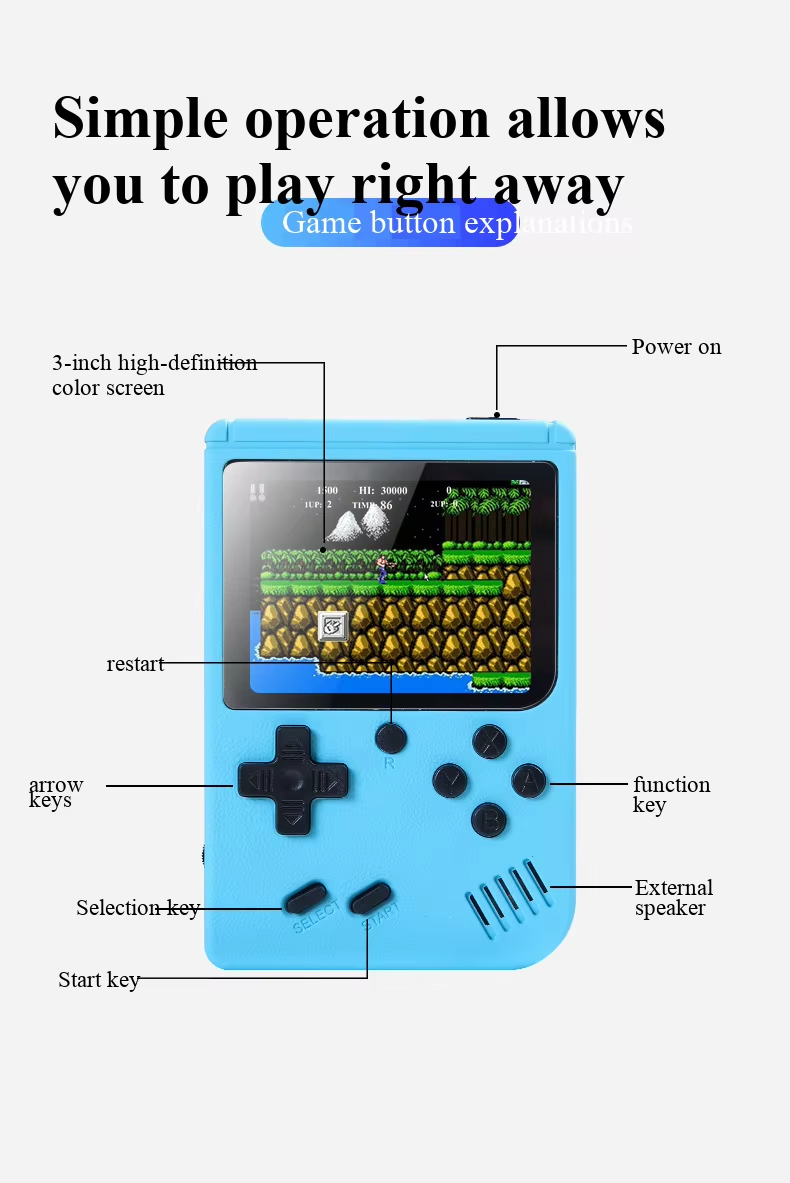 Console di gioco portatile ret - Retro Gaming Hub recensione e prezzo