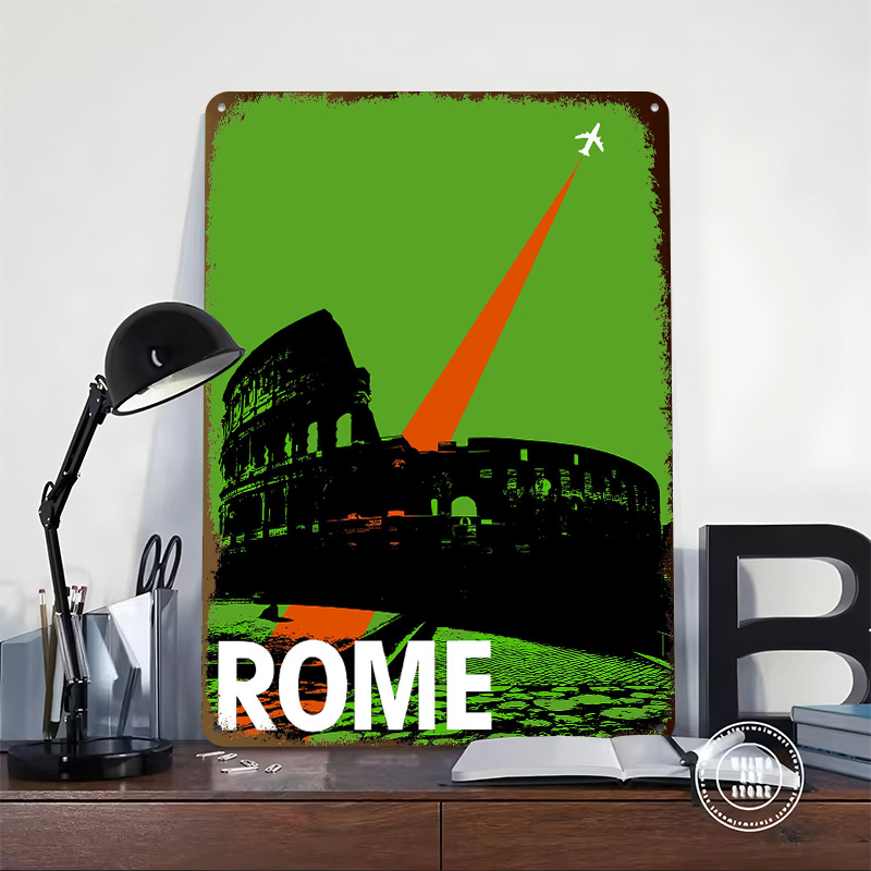 Poster in metallo da viaggio d - Retro Gaming Bar recensione e prezzo