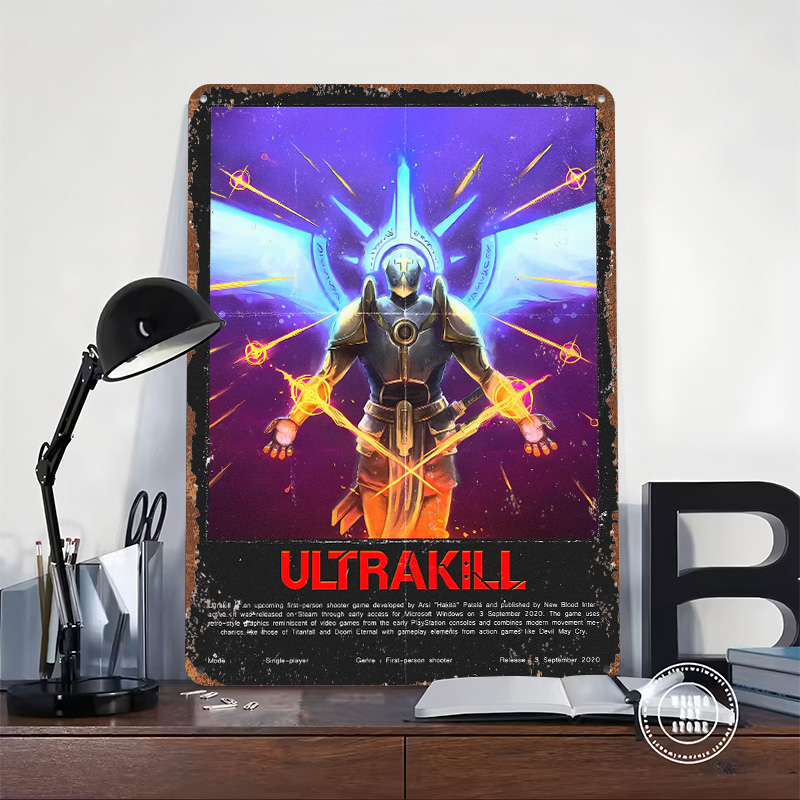 Poster Metallico del Gioco Ult - Retro Gaming Bar recensione e prezzo