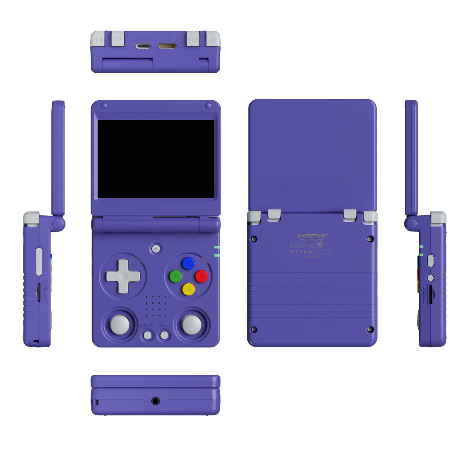 Anbernic RG34XXSP / RG35XXSP C - Retro Gaming Hub recensione e prezzo