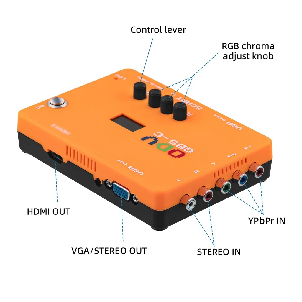 Adattatore AIO ODV-GBS-C OSSC  - Retro Gaming Hub recensione e prezzo