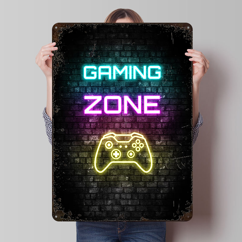 Insegna al neon della zona di  - Retro Gaming Zone recensione e prezzo